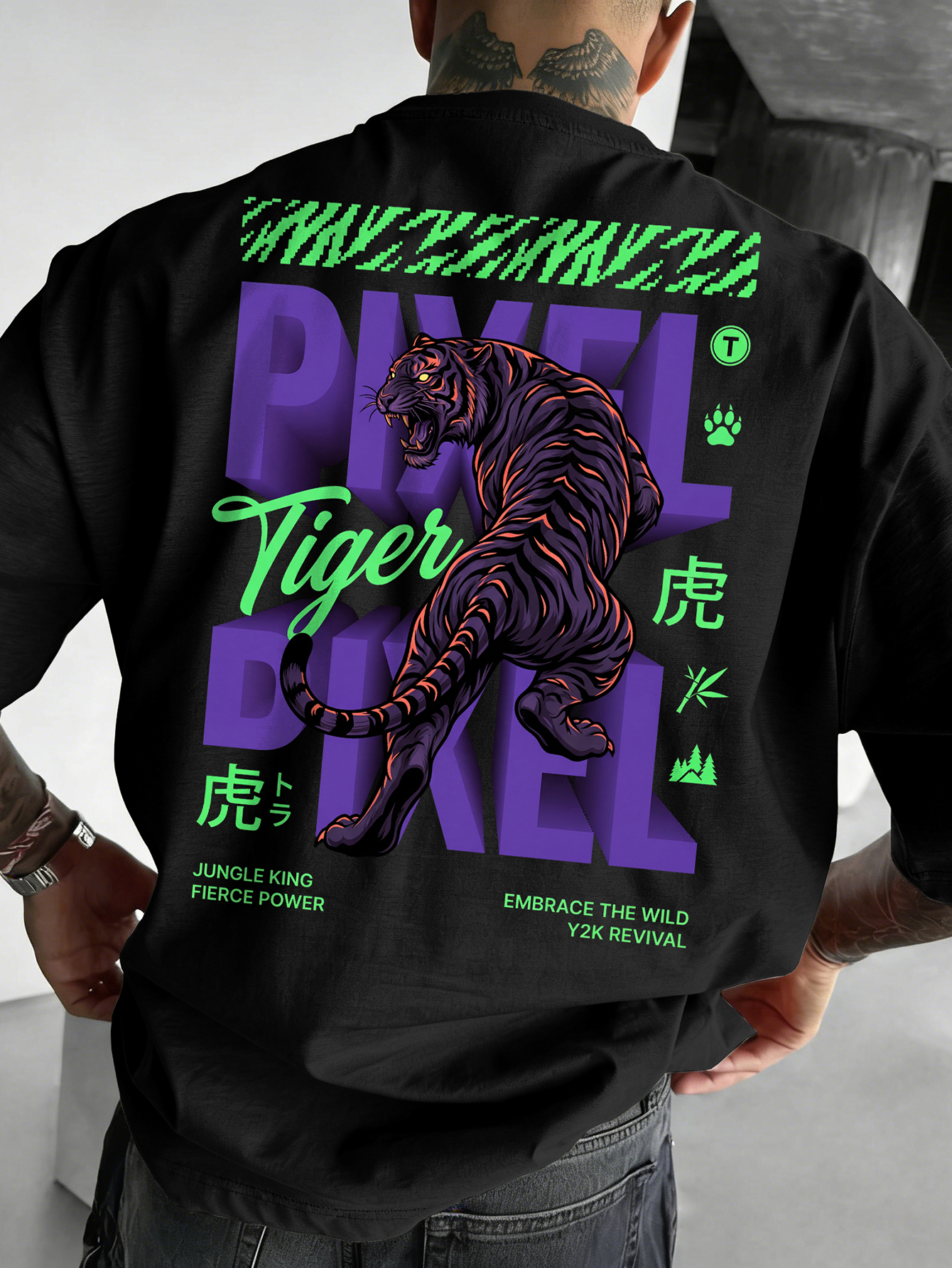 Streetwear Brand Japanese - Men's Oversized Y2K Streetwear T-shirt Brand