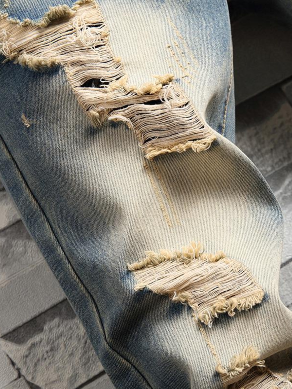 Retro Distressed Men's Jeans S - огляд і ціна Streetwear Brand Stoned & Co