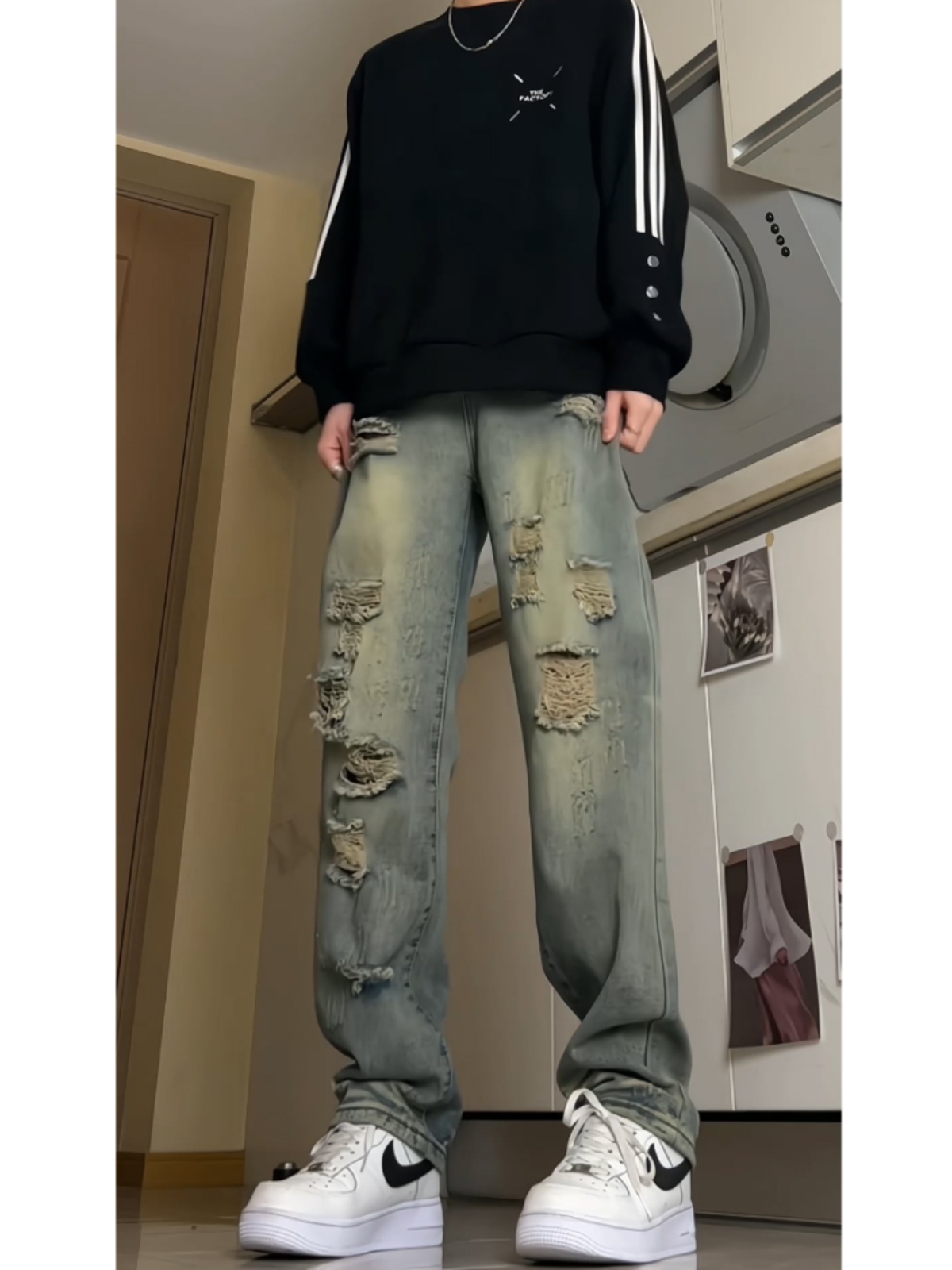 Men's High Street Sle Dirtied  - огляд і ціна Streetwear Brand Jeans