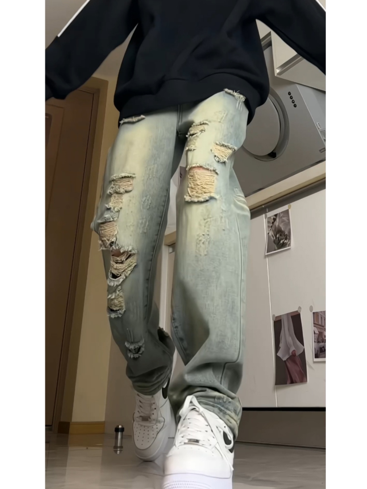 Men's High Street Sle Dirtied  - огляд і ціна Streetwear Brand Jeans
