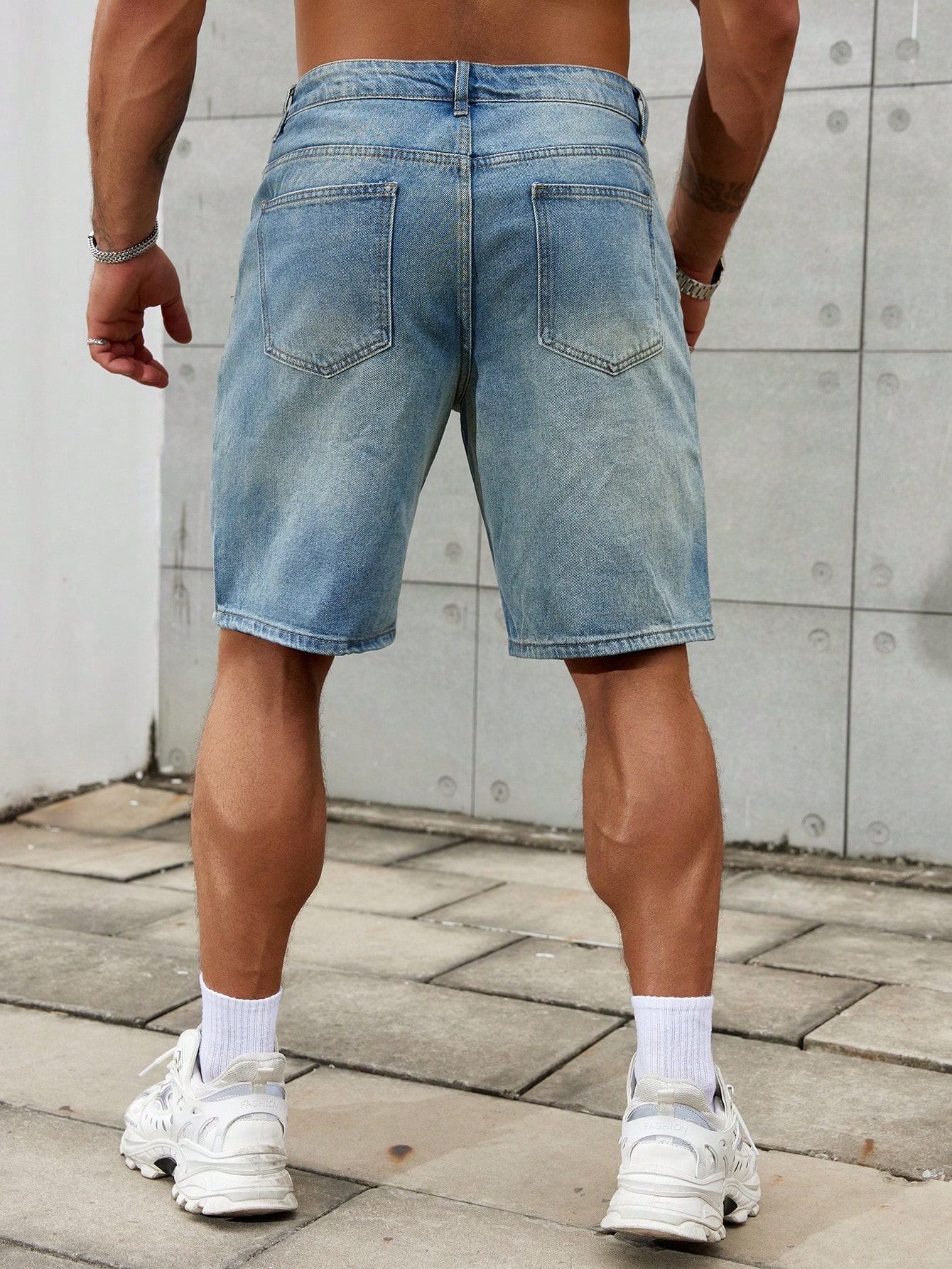 New Fashion Mens Ripped Short  - огляд і ціна Streetwear Brand Jeans