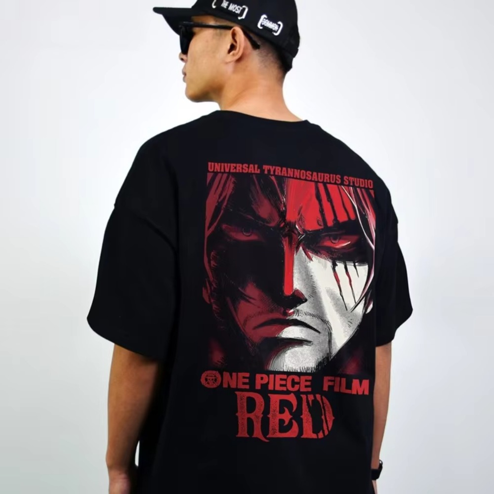 2025One Piece Red Graphic T Sh - огляд і ціна Streetwear Brand Japan