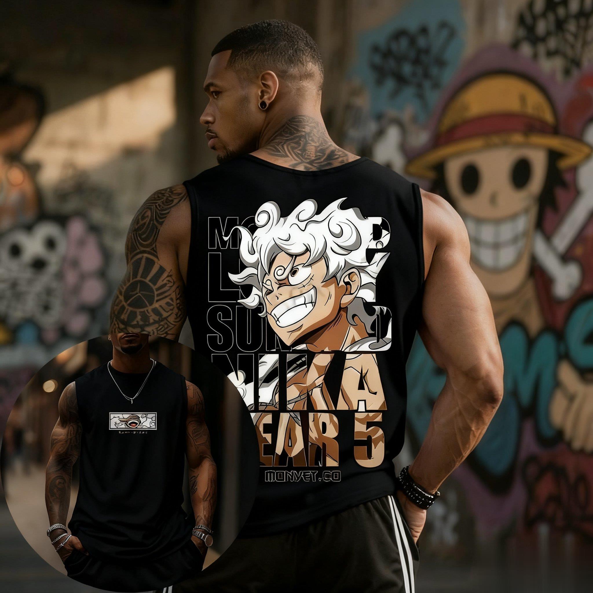 One Piece Luffy Gear 5 Tank To - огляд і ціна Streetwear Brand Japan